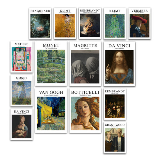پک پوستر آرت ۱ (Classic Art Collection)