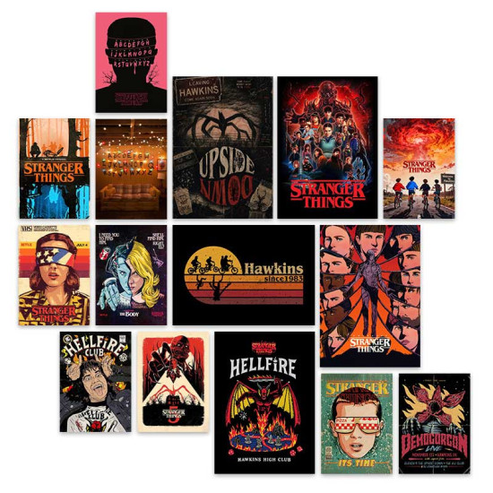 پک پوستر استرنجر ثینگز (Stranger Things Collection)