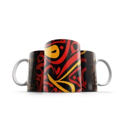 ماگ طرح حروف شناور