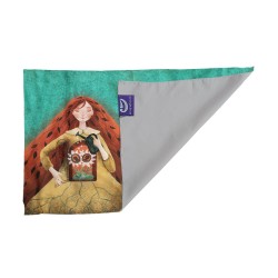 کادو پیچ پارچه‌ ای طرح دختر آفتاب گردان