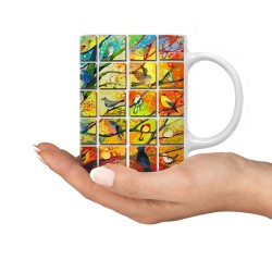 ماگ طرح پرنده ها