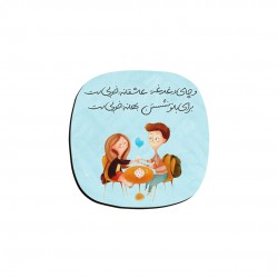 زیر لیوانی طرح دغدغه ی عاشقانه