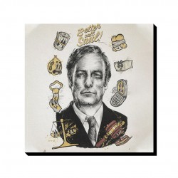 تابلو شاسی طرح صورت زخمی کد cfp1858