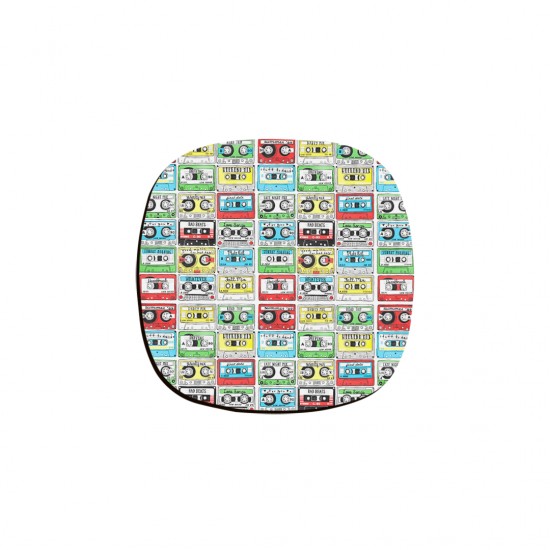 زیر لیوانی طرح نوار کاست