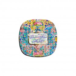 زیر لیوانی طرح در دلم بنشسته ای