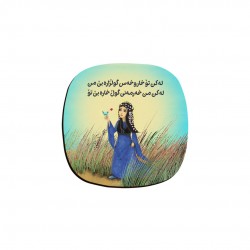 زیر لیوانی طرح گولزار