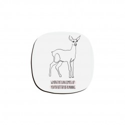 زیر لیوانی طرح آهو