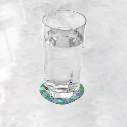 زیر لیوانی طرح سرسبز