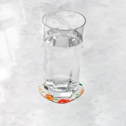 زیر لیوانی طرح لااقل باش