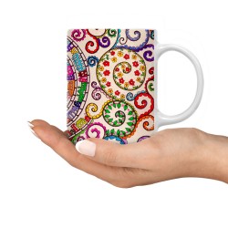 ماگ طرح شهر رنگارنگ