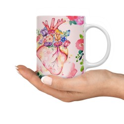 ماگ طرح بهار قلب