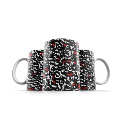 ماگ طرح رقص حروف