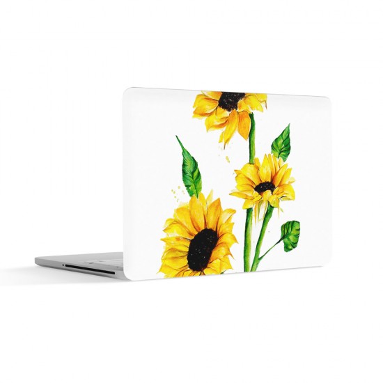 برچسب لپ تاپ طرح گل آفتاب گردان کد nri017