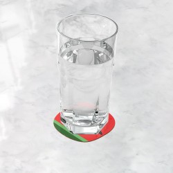 زیر لیوانی طرح لبخند هندوانه