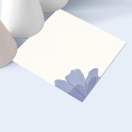 کارت پستال طرح گل بنفشه کد cpl010