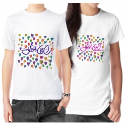 تیشرت دونفره طرح این جهان با تو خوش است