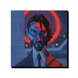 تابلو شاسی طرح جان ویک در سیاهی شب کد cfp1922