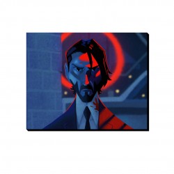 تابلو شاسی طرح جان ویک در سیاهی شب کد cfp1922