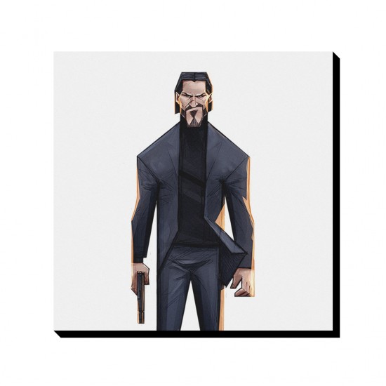 تابلو شاسی طرح جان ویک قهرمان کد cfp1923