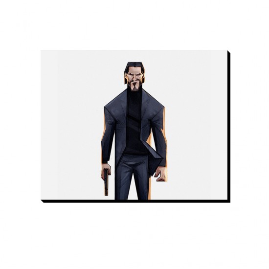 تابلو شاسی طرح جان ویک قهرمان کد cfp1923