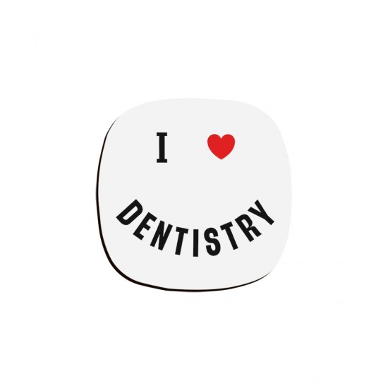 زیر لیوانی طرح من دندانپزشکی را دوست دارم cfp1932