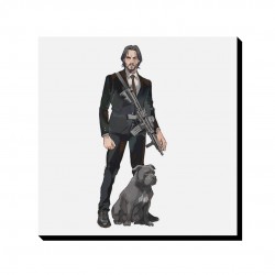 تابلو شاسی طرح جان ویک و دیزی کد cfp1926