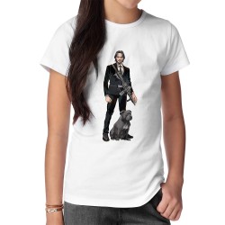 تیشرت طرح جان ویک و دیزی کد cfp1926