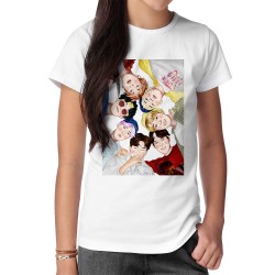 تیشرت طرح سلفی گروه bts کد cfp1662 