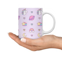 ماگ طرح پترن تک شاخ