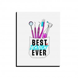 تابلو شاسی طرح بهترین دندان پزشک کد cfp1935