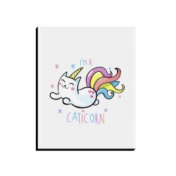 تابلو شاسی طرح گربه تک شاخ کد cfp1445