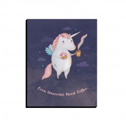 تابلو شاسی طرح تک شاخ قهوه نوش کد cfp1443