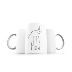 ماگ طرح تک شاخ خنگ