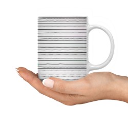 ماگ طرح تک شاخ رنگین کمونی