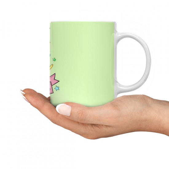 ماگ طرح تک شاخ دوست داشتنی