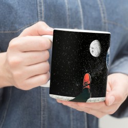 ماگ طرح قدم بر فضا