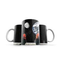 ماگ طرح قدم بر فضا