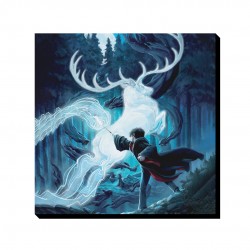 تابلو شاسی طرح هری پاتر و جادوی آبی کد cfp1585