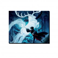 تابلو شاسی طرح هری پاتر و جادوی آبی کد cfp1585