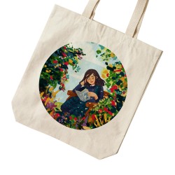 تت بگ متقال طرح دخترک کتابخوان در مزرعه رنگی