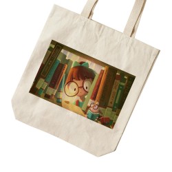 تت بگ متقال طرح دخترک و کنجکاوی در کتابخانه