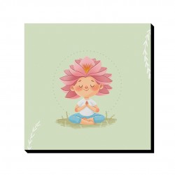 تابلو شاسی طرح دختر لوتوس کد cfp1591