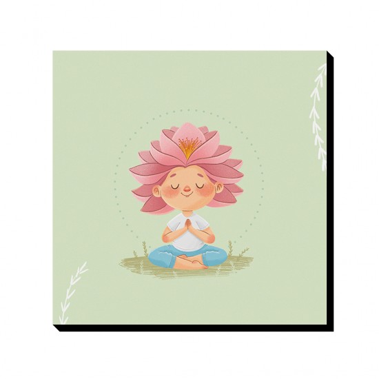 تابلو شاسی طرح دختر لوتوس کد cfp1591