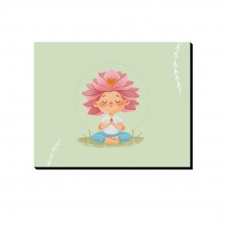 تابلو شاسی طرح دختر لوتوس کد cfp1591