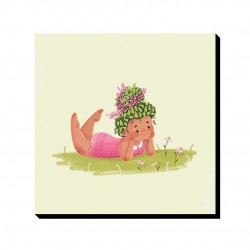 تابلو شاسی طرح دختر بهار کد cfp1587