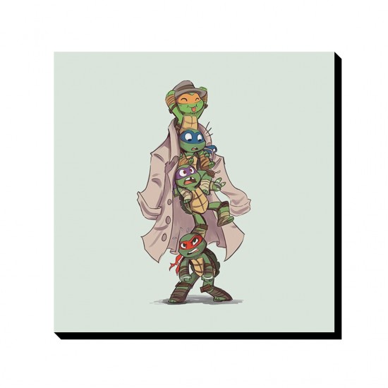 تابلو شاسی طرح نینجا های بازیگوش کد cfp1601