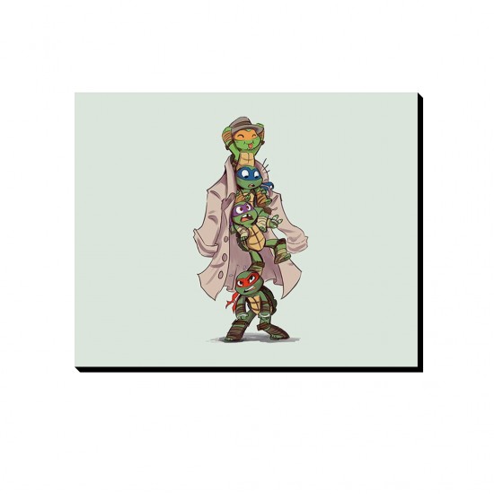 تابلو شاسی طرح نینجا های بازیگوش کد cfp1601