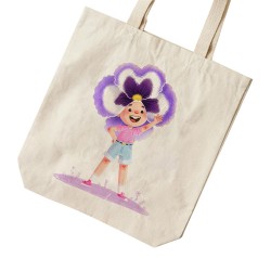 تت بگ متقال طرح دختر بنفشه کد cfp1589