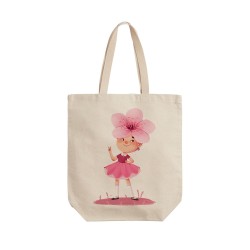 تت بگ متقال طرح دختر گل صورتی