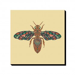 تابلو شاسی طرح زنبور رنگارنگ کد cfp1598